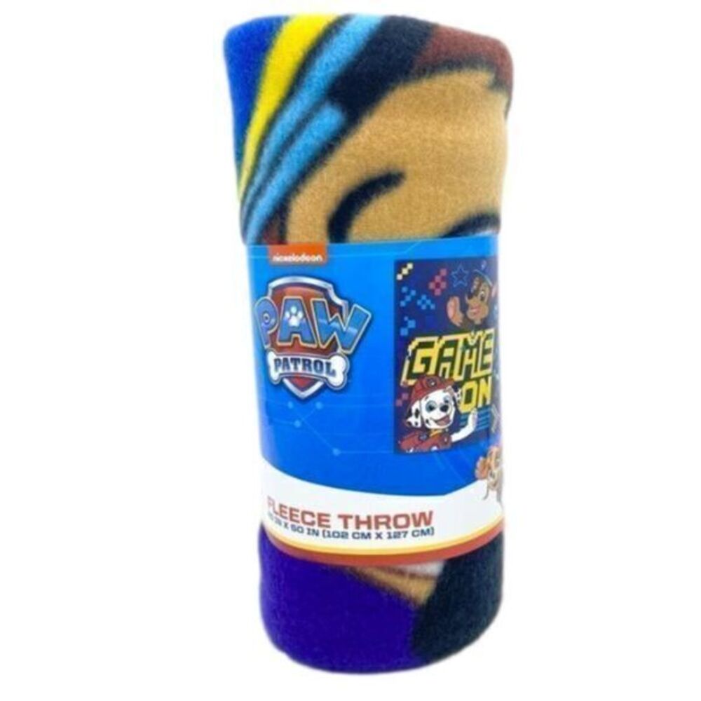 Nickelodeon Paw Patrol Fleece Throw Blanket New